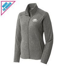 Load image into Gallery viewer, Women's Heather Microfleece Full-Zip Jacket (L235)