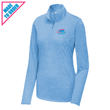 Load image into Gallery viewer, Women's PosiCharge ® Tri-Blend Wicking 1/4-Zip Pullover (LST407/XFER)
