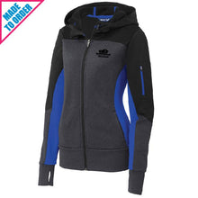 Load image into Gallery viewer, Women's Colorblock Zip Hoodie (LST245)