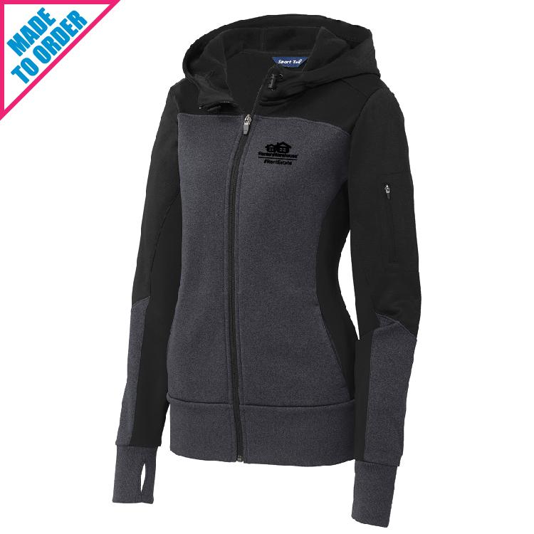 Women's Colorblock Zip Hoodie (LST245)